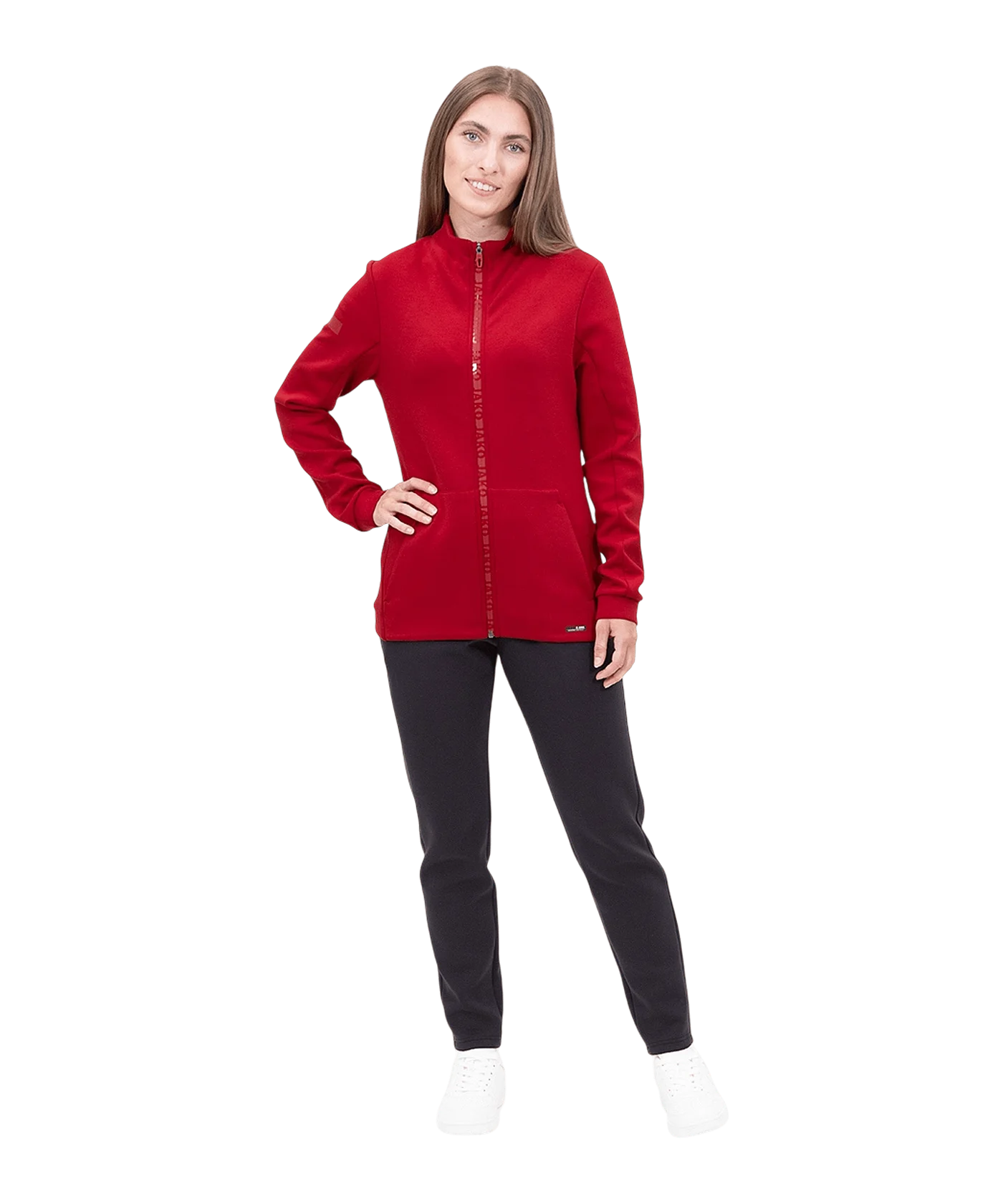 JAKO Pro Casual Jacke Damen Rot F141