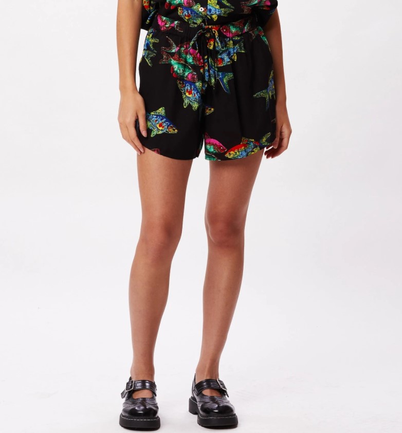 Obey Fishbowl short Black Multi