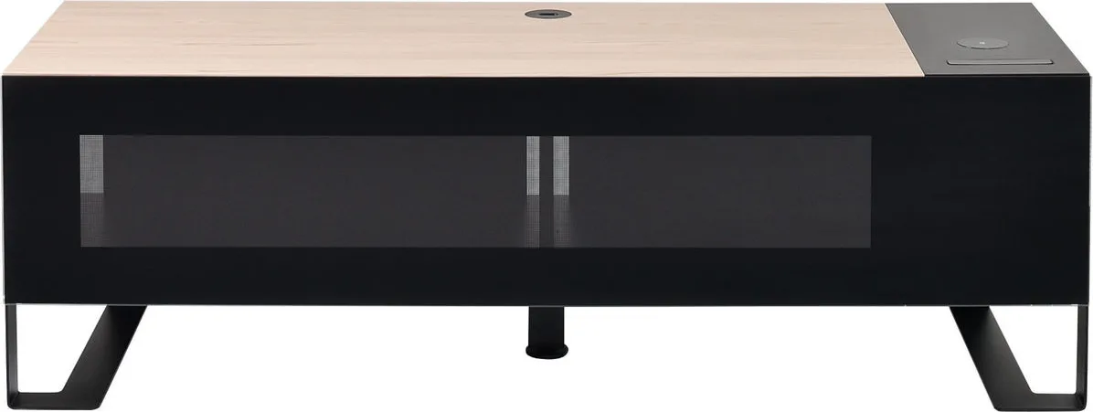 Erard Naga 1400 Bois clair avec chargeur USB et Qi Meubles TV