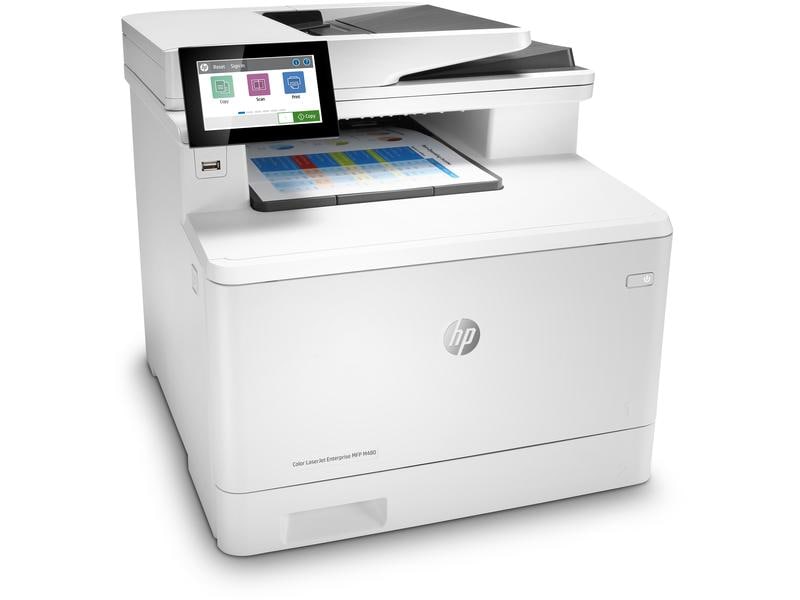 HP Multifunktionsdrucker Color LaserJet Enterprise M480f Kompakter Laser-Multifunktions-Laserdrucker für Arbeitsgruppen mit vielen Sicherheitsfeatures