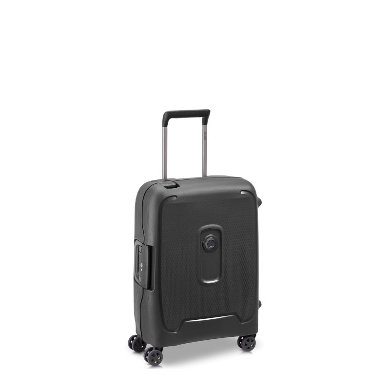 Valise cabine rigide slim Moncey 55 cm Noir