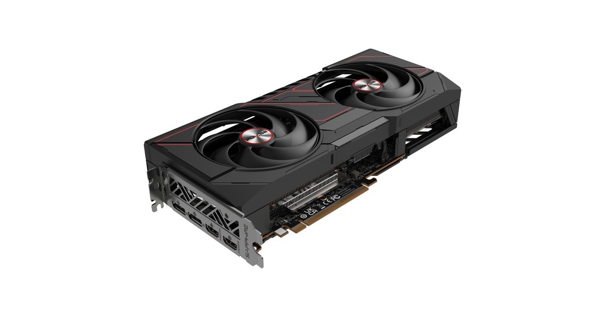SAPPHIRERadeon RX 9070 Pulse grafische kaart  (Zwart, 2x DisplayPort, 2x HDMI, RDNA4)