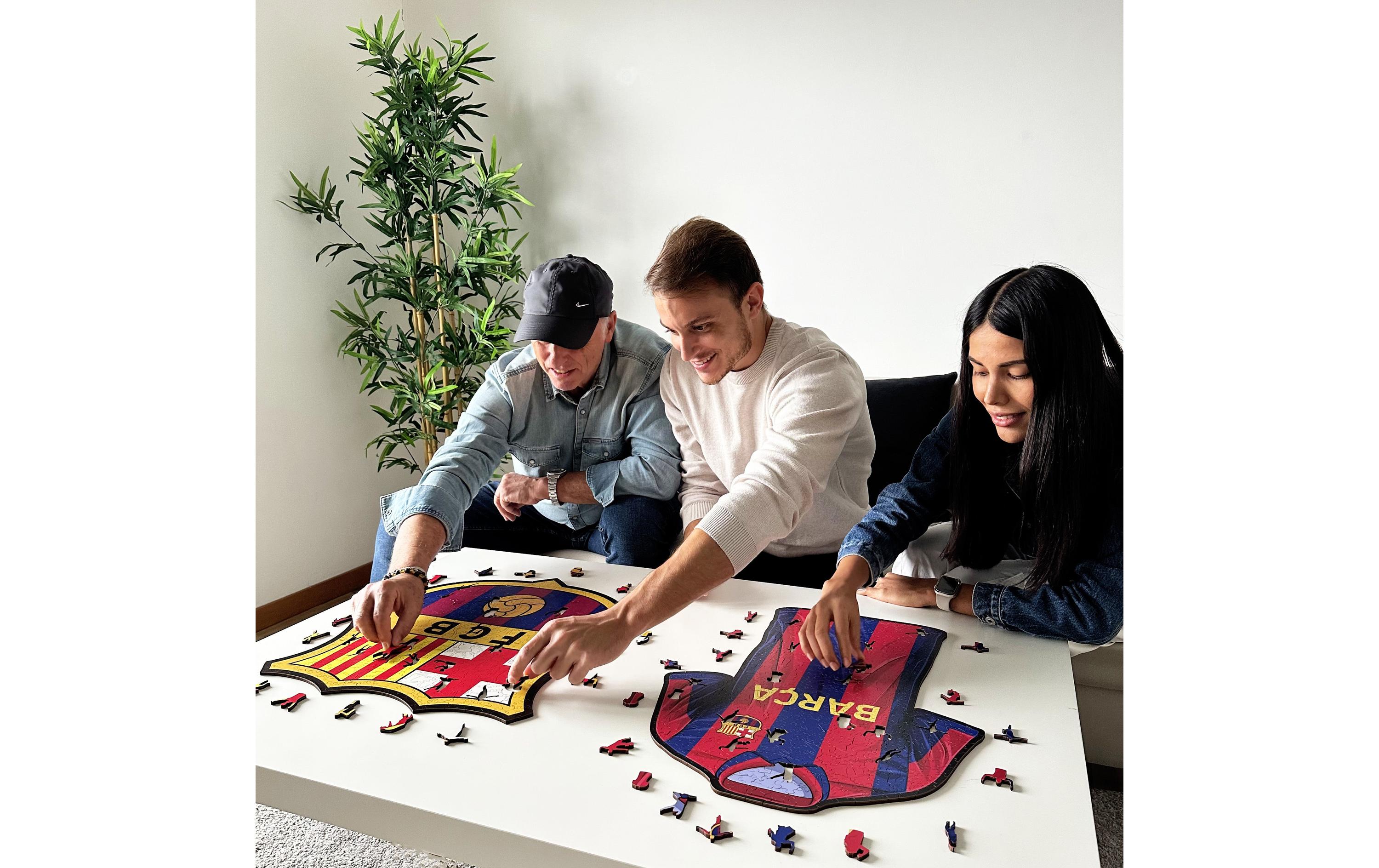 Holz-Puzzle FC Barcelona – TrikotPuzzle Trikot Barcelona