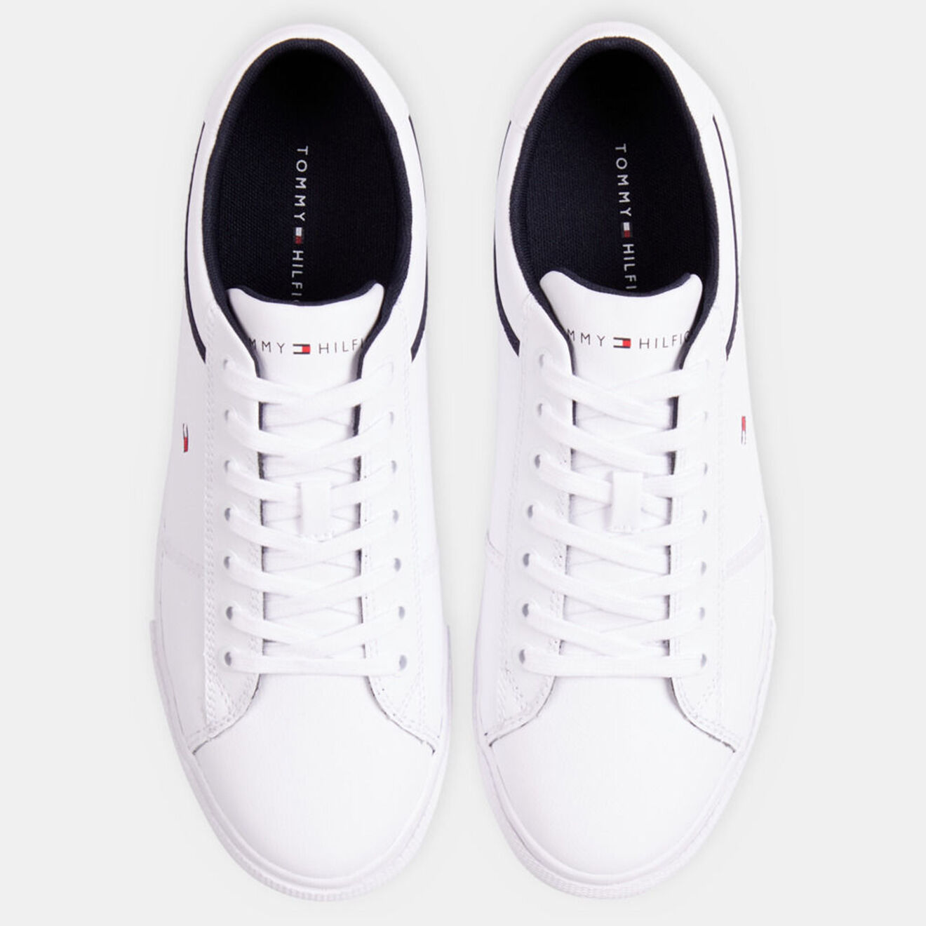 Tommy Hilfiger Baskets en Cuir Iconic Vulc blanches