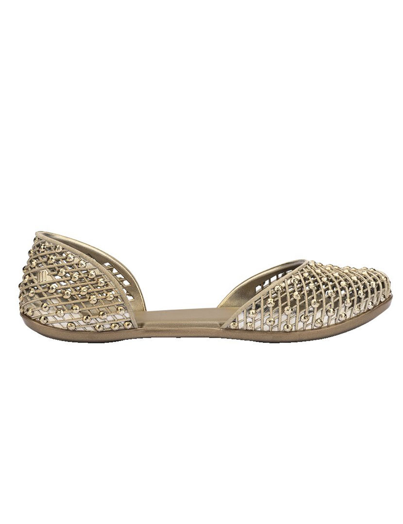Crown Gold Flats