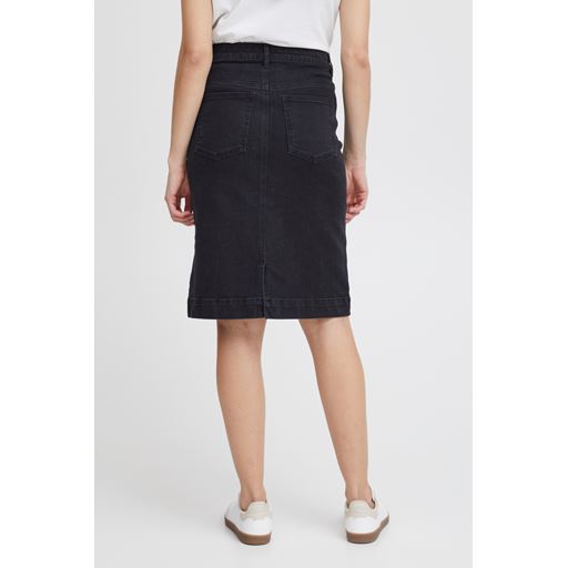 Fransa Denima Nederdel, Black Denim, 40