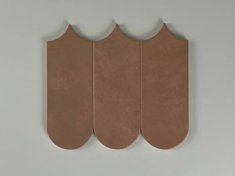Jabo Alure wandtegel Terracotta visschub 8x21.5cm