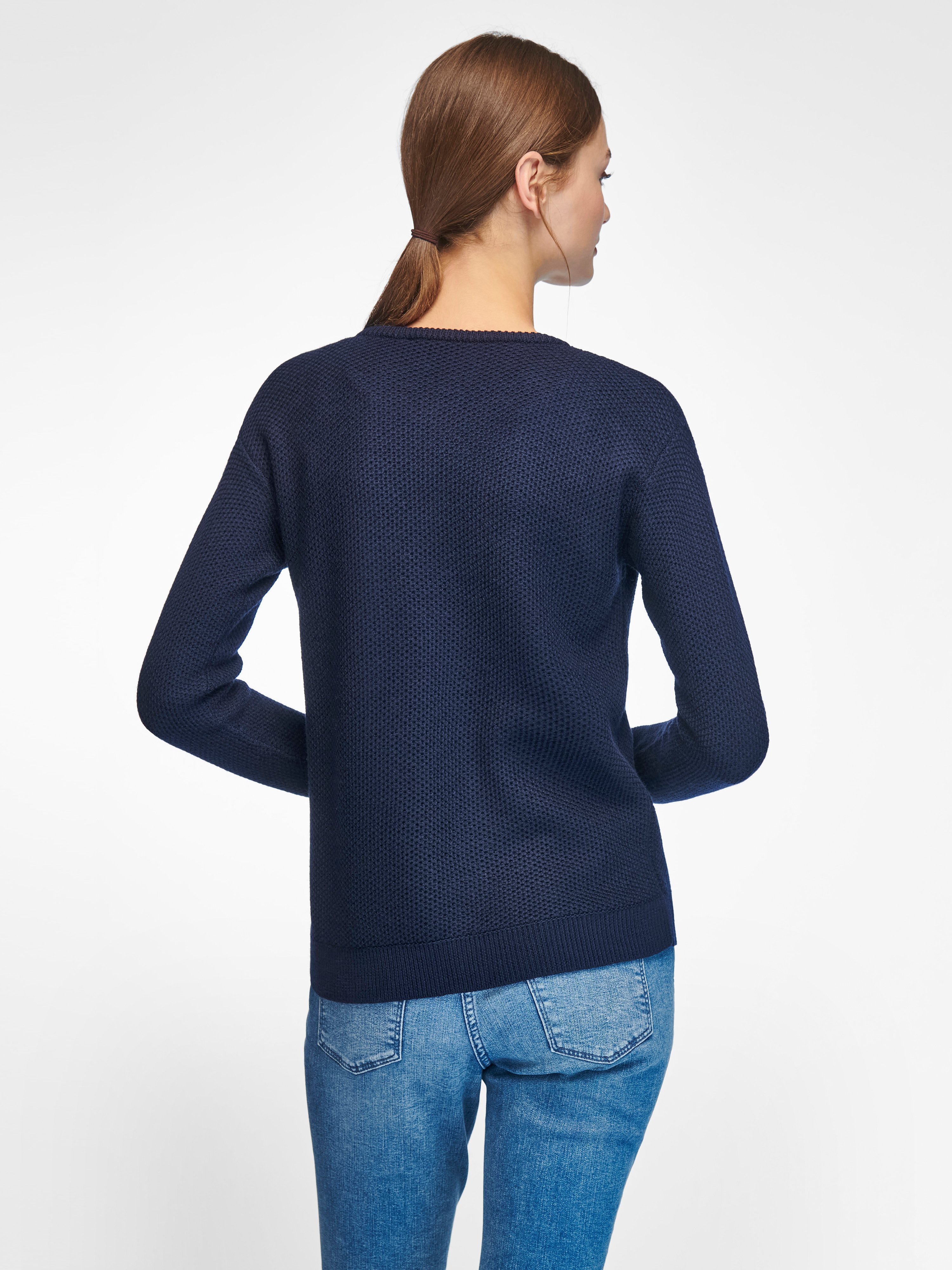 Strickjacke aus 100% Schurwolle