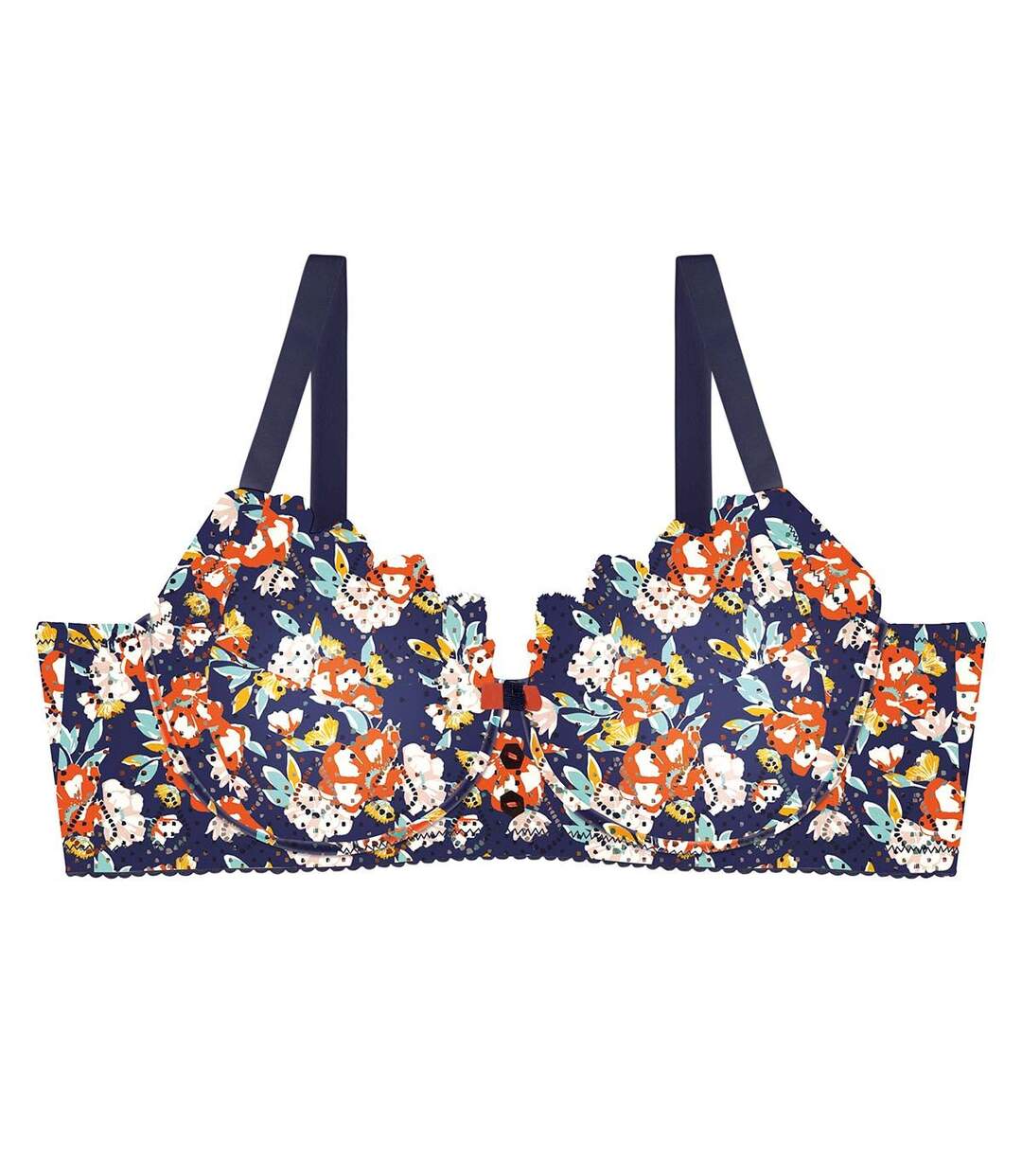 Soutien-gorge ampliforme coque moulée marine Magma