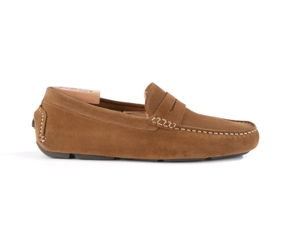 Mocassin homme été Velours Chamois - SEACREST
