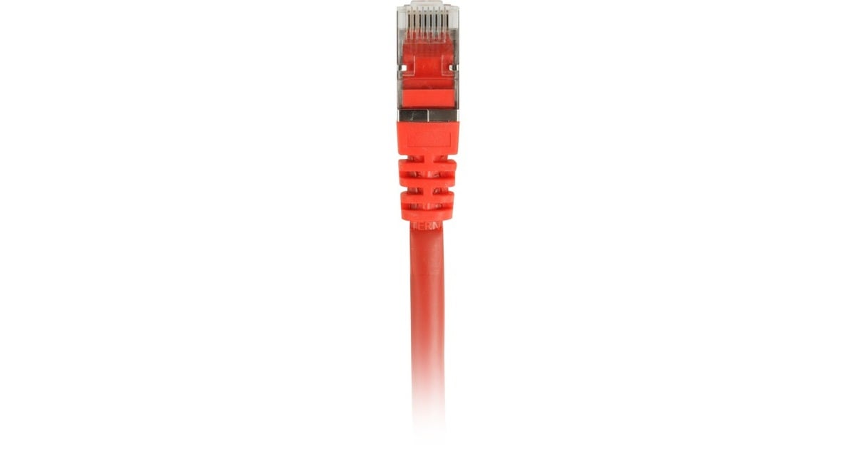SharkoonPatchkabel SFTP, RJ-45 met Cat.7a  (Rood, 0,5 meter, Ruwe kabel)