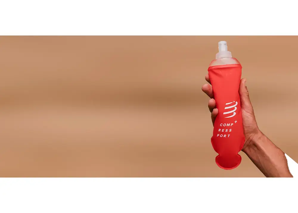 Compressport Ergoflask Donkerrood 500ml