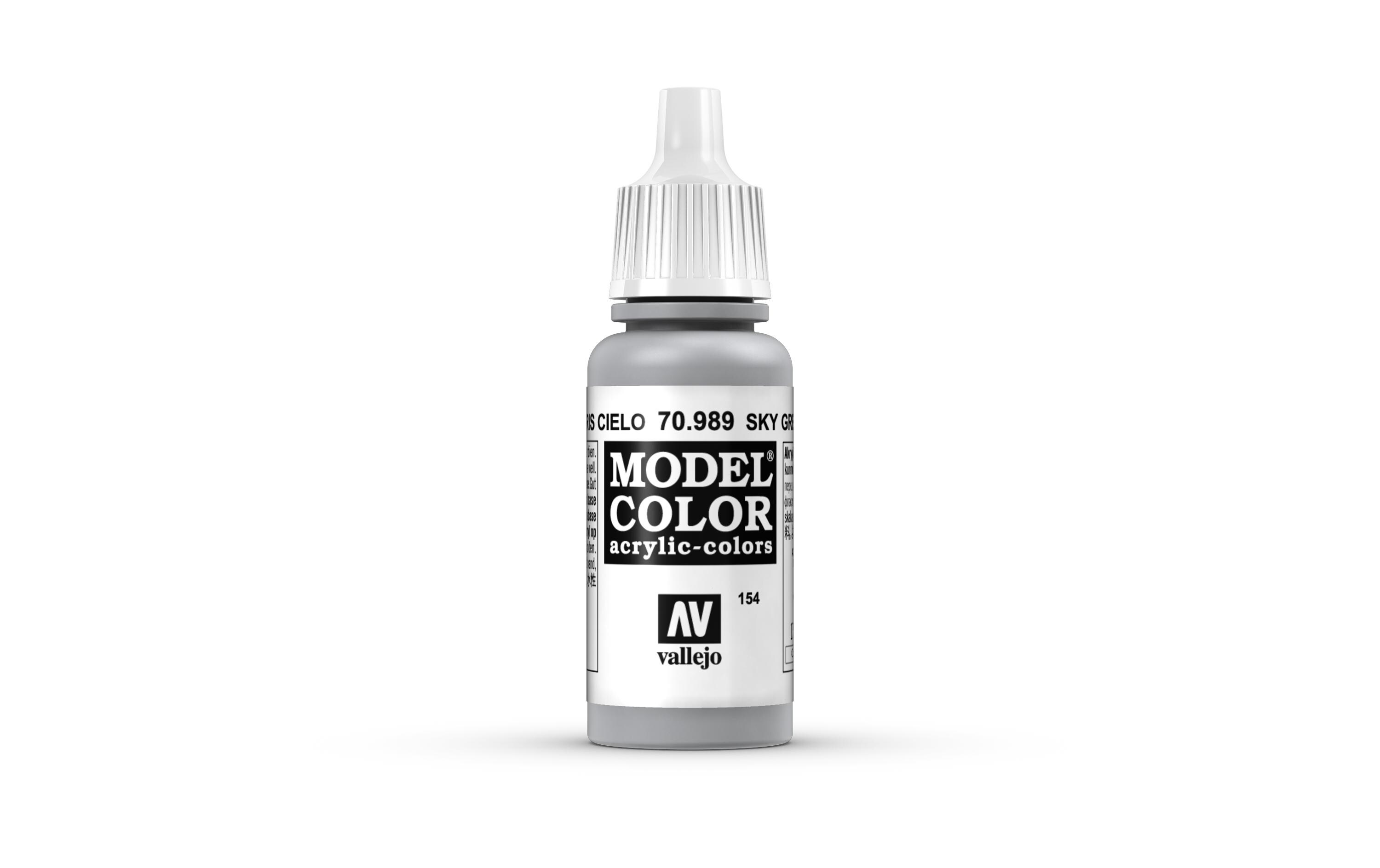 Acrylfarbe Matt, Himmelgrau 17 mlModel Color Sky Grey