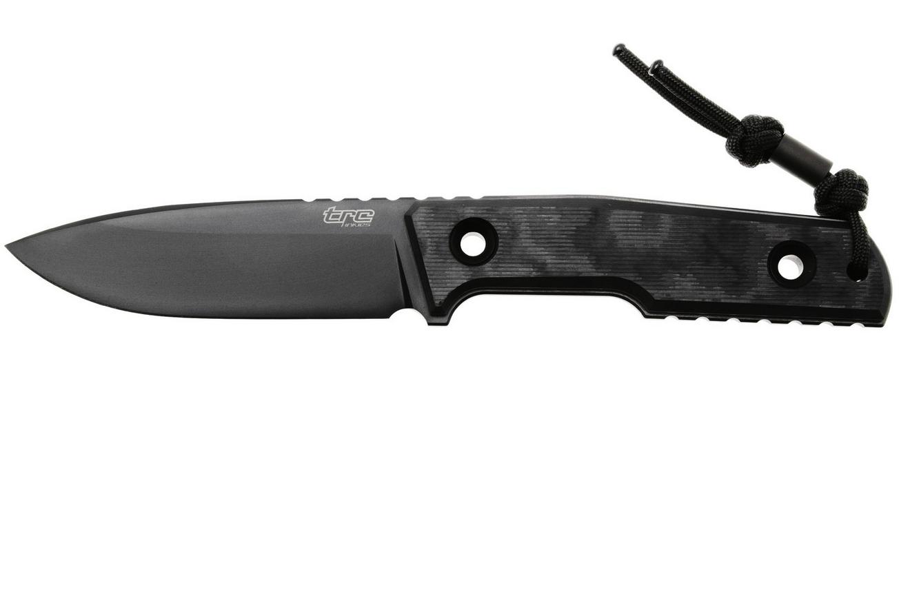 TRC Knives Urban Tactical, DLC Elmax, Fat Carbon Black Camo Carbon Fiber, Limited Edition survivalmes