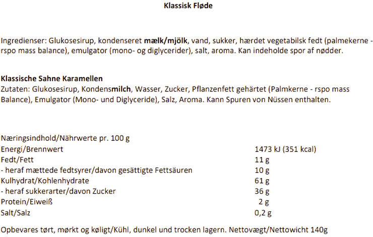 Karamel Kompagniet H.C. Andersen, The Ugly Duckling - Klassisk Fløde S