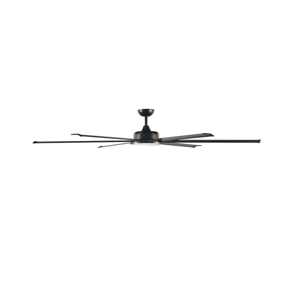 CristalRecord Plafondventilator BigBen Ã 180 cm XXL zwart
