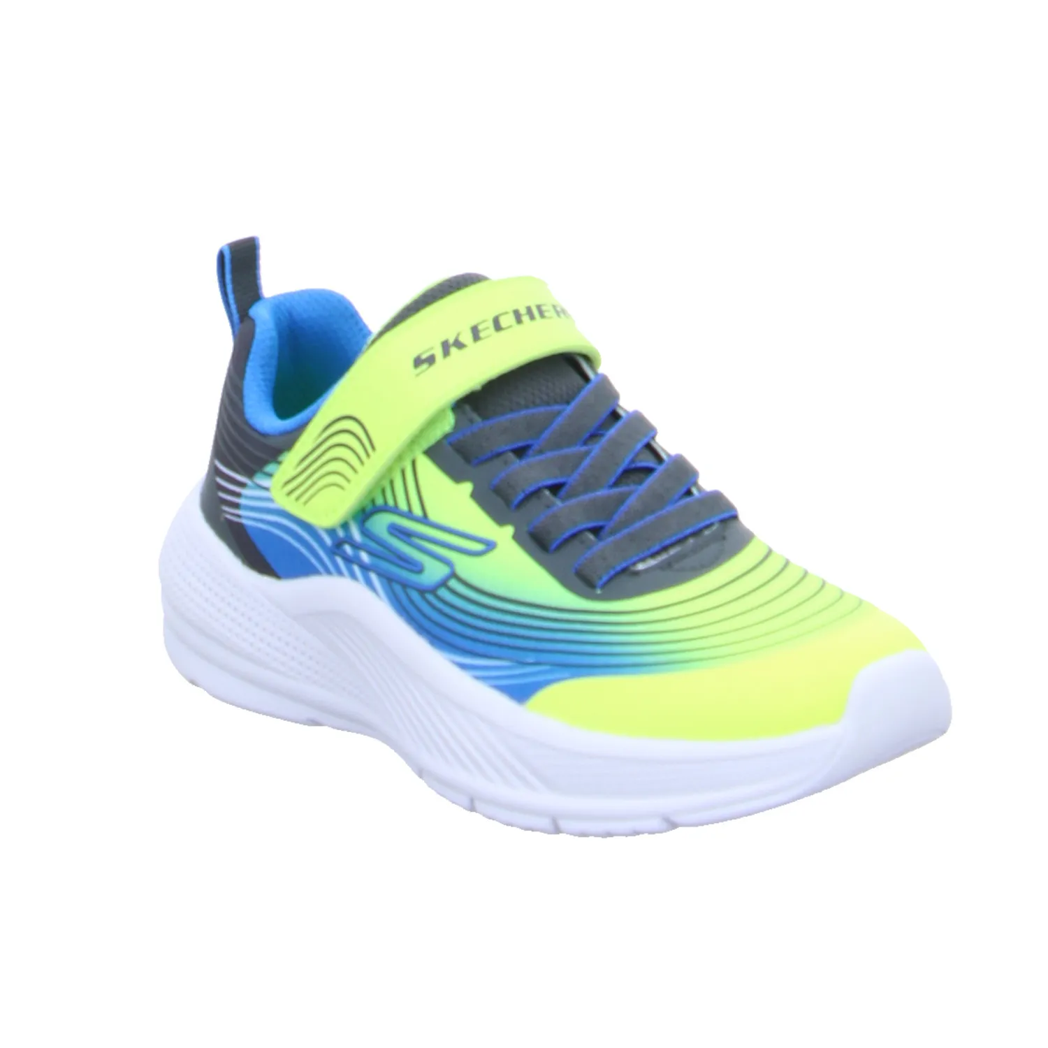 SKECHERS Jugend-Halbschuh Gelb Textil  Sneaker