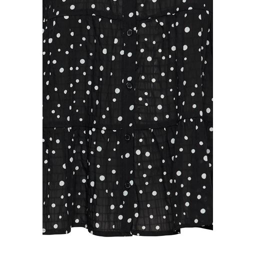 Ichi Langærmet Bluse, Sort, 36