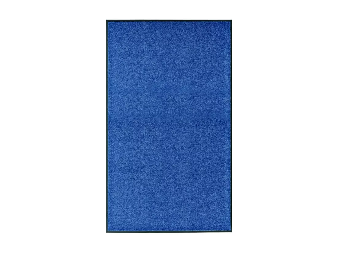 Paillasson lavable Bleu 90x150 cm