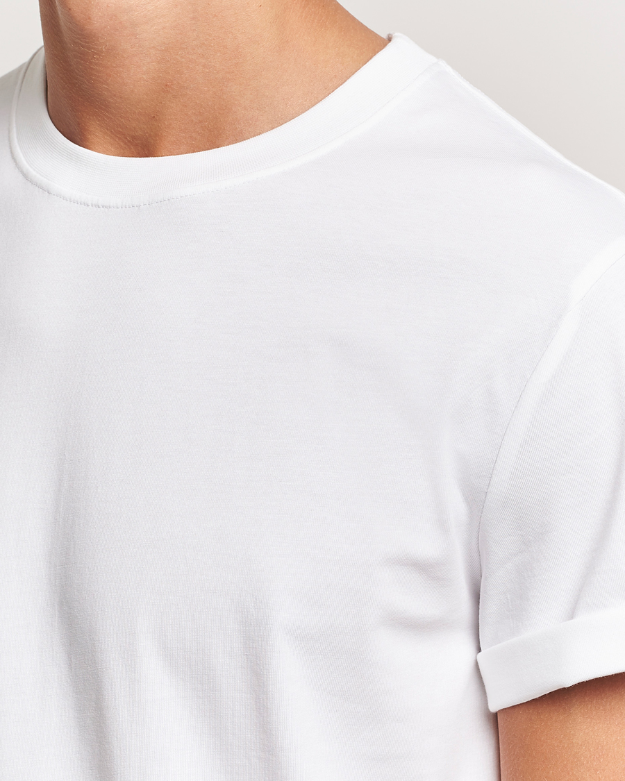 Bread & Boxers Roll-Up Crew Neck T-Shirt White