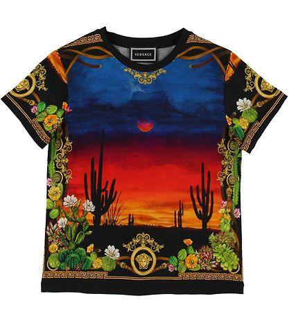 Versace T-Shirt - Schwarz m. Print