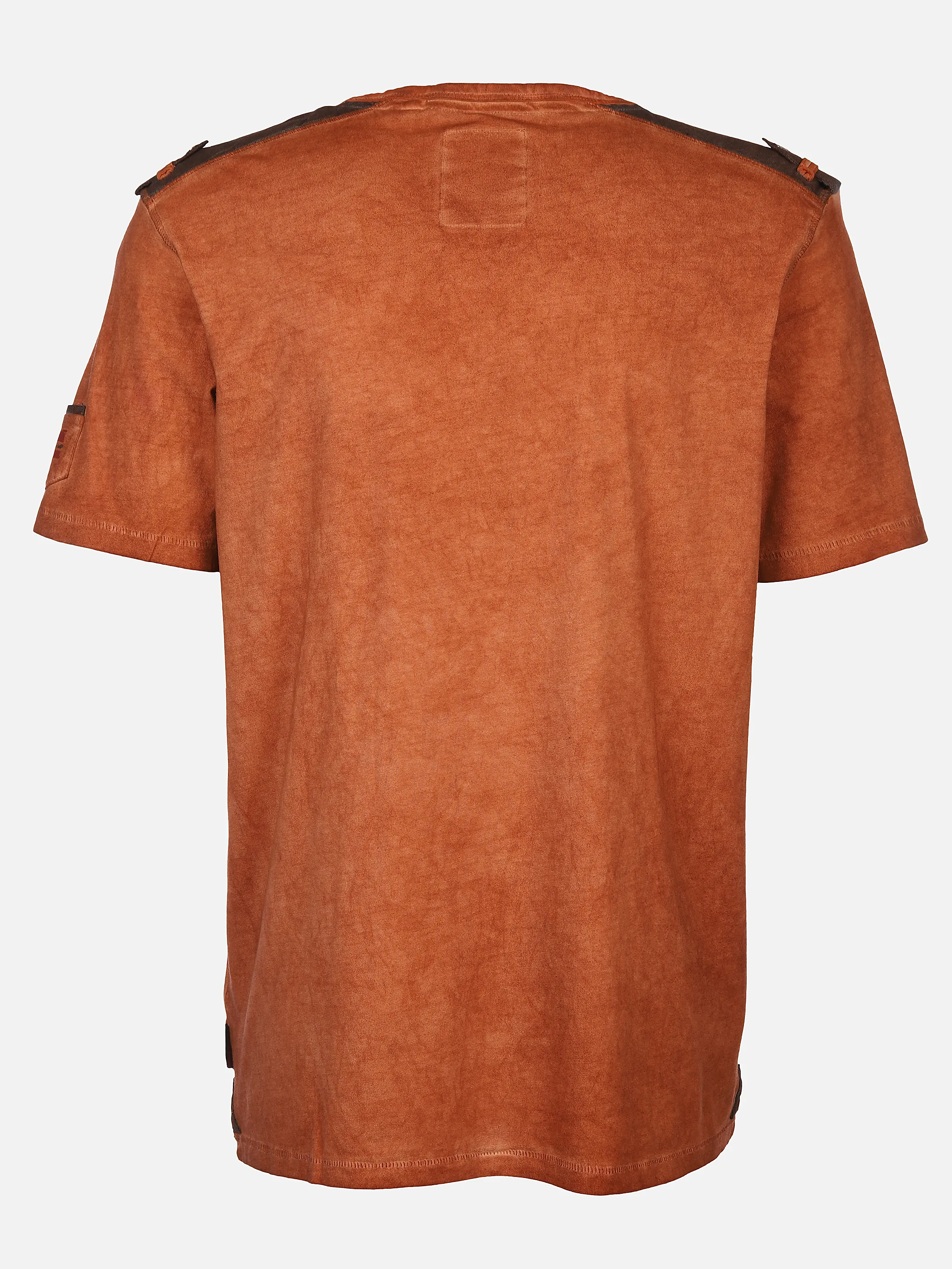 Herren Henleyshirt mit Frontprint