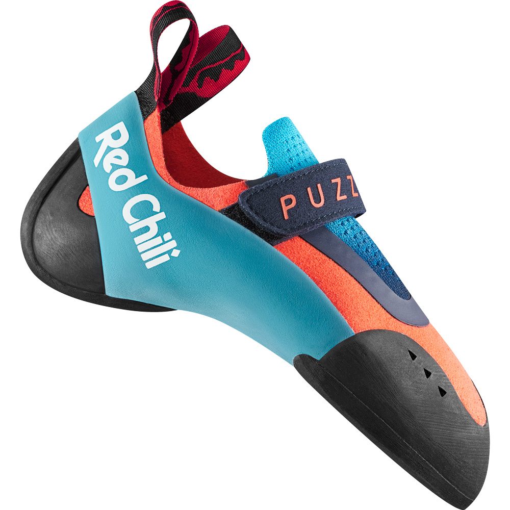 Red Chili Puzzle Kletterschuhe Kinder neon coral