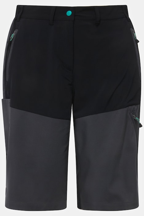 Nordic-Walking-Shorts, wasserabweisend, Zipptaschen