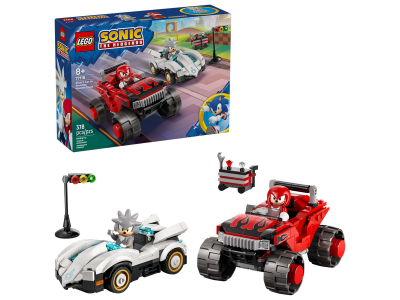 LEGO Silvers auto vs. Knuckles' monstertruck (77118)