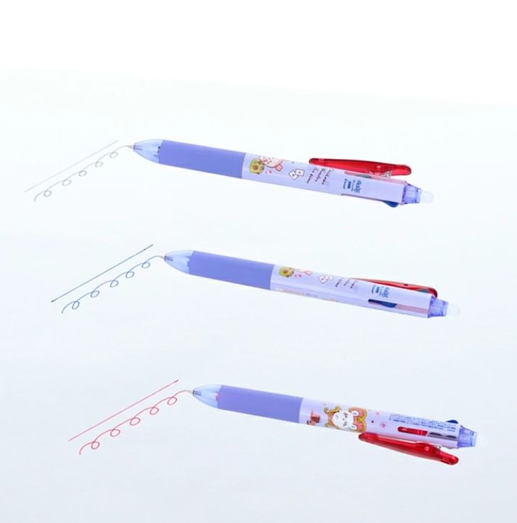 Sun-Star Stationery - Chiikawa Frixion 3-kleuren balpen