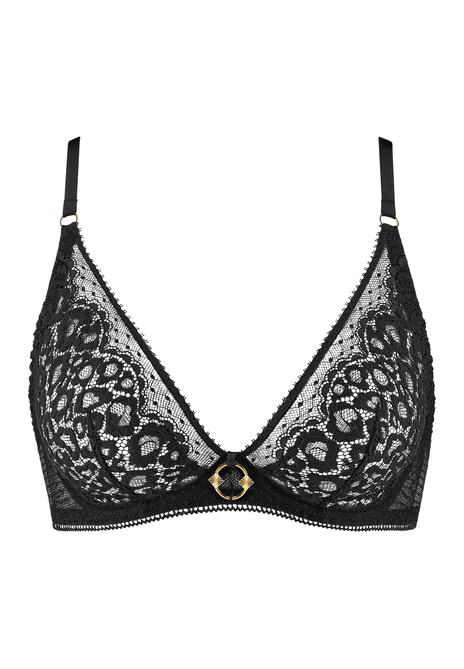 ILLUSION FAUVE - Soutien-gorge triangle avec armatures | Noir