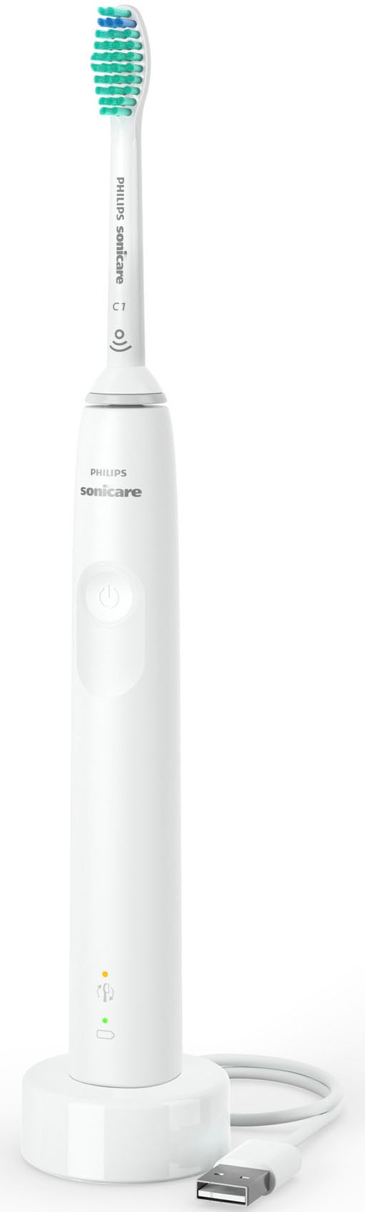 Philips Sonicare Elektrische Zahnbürste »Series 3100 HX3673« 1 Stk. Aufsteckbürsten mit Schalltechnologie, 4-Quadranten-Timer und 2-Minuten-Timer