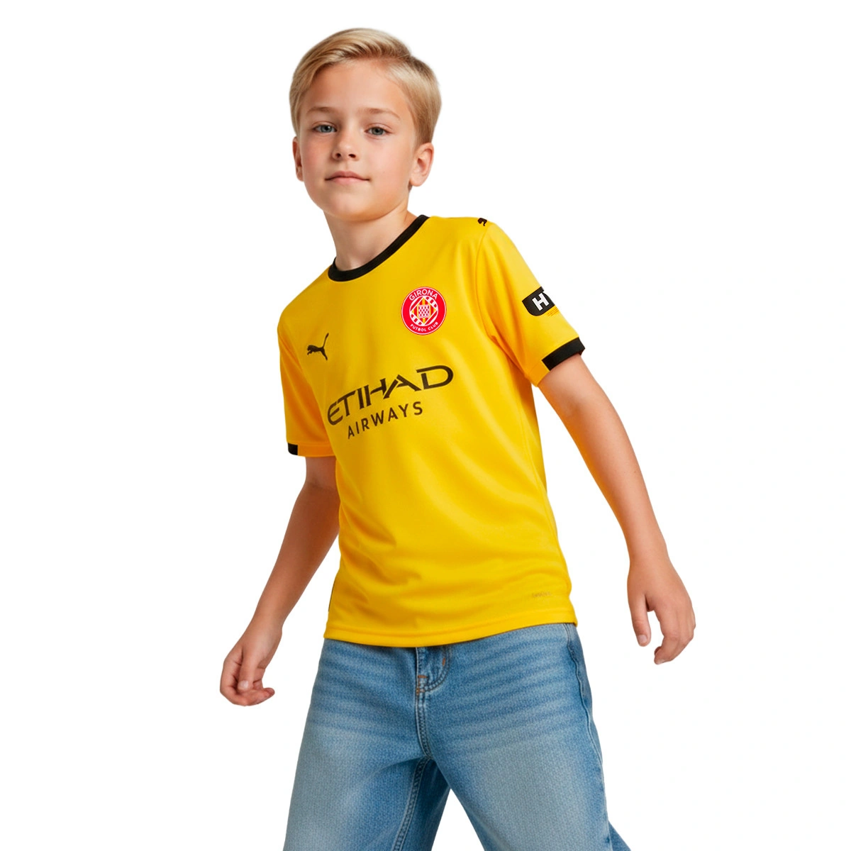 Camisola Puma Girona FC Segundo Equipamento 2025-2026 Criança