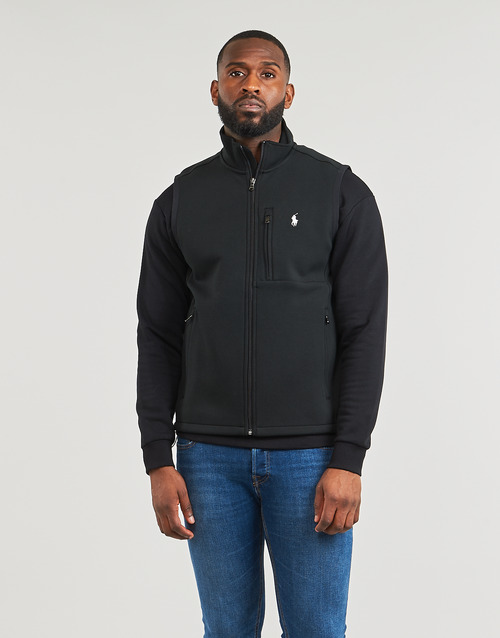 Polo Ralph Lauren - SWEATSHIRT ZIPPE SANS MANCHES EN DOUBLE KNIT TECH Negro / Polo / Negro