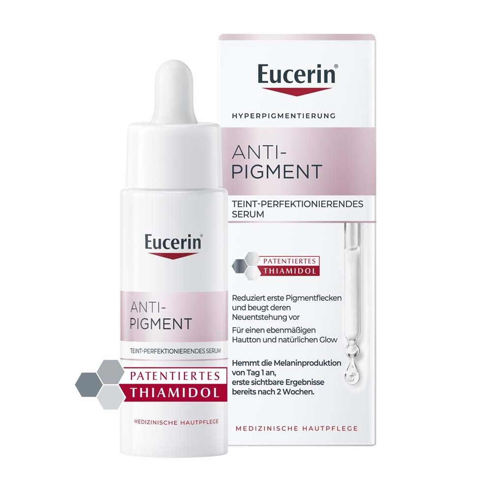 Eucerin® Anti-Pigment Serum mit Thiamidol® und Hyaluronsäure, Teint perfektionierend gegen Pigmentflecken