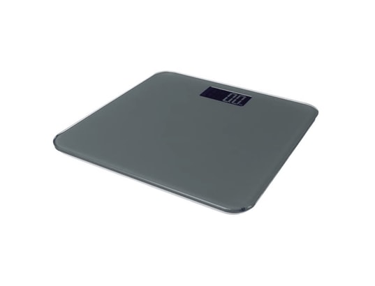 PEREL - Pèse-personne de salle de bain numérique 180 kg gris