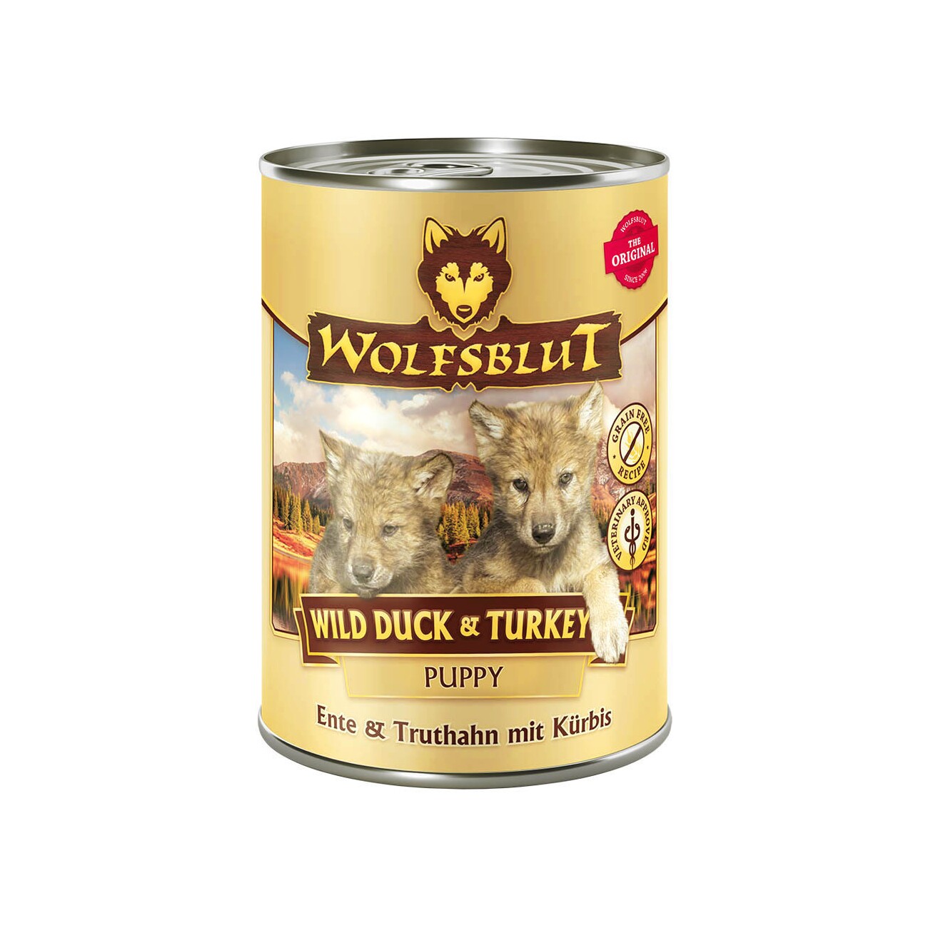 WOLFSBLUT Wild Duck & Turkey Puppy 6x395g