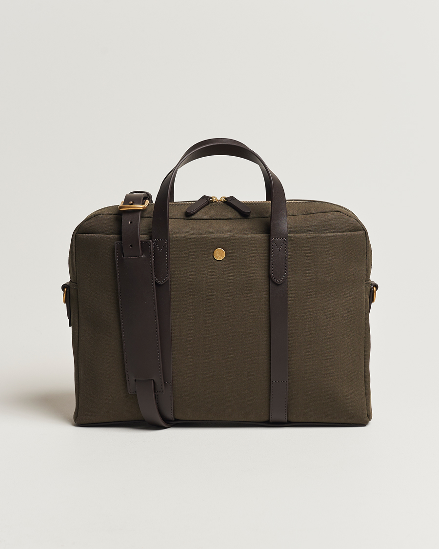 Mismo M/S Aspire Briefcase Army/Dark Brown