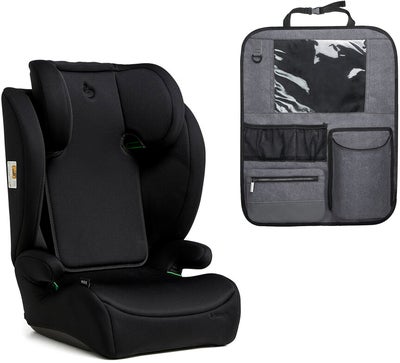 Beemoo Ride i-Size Beltestol inkl. Beemoo Deluxe Sparketrekk med Oppbevaring, Black Stone