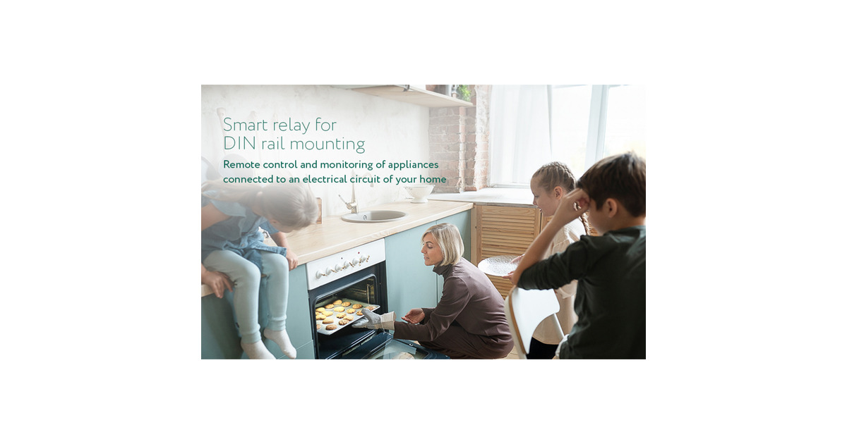 FrientSmart DIN Relay relais  (Lichtgrijs, Zigbee)