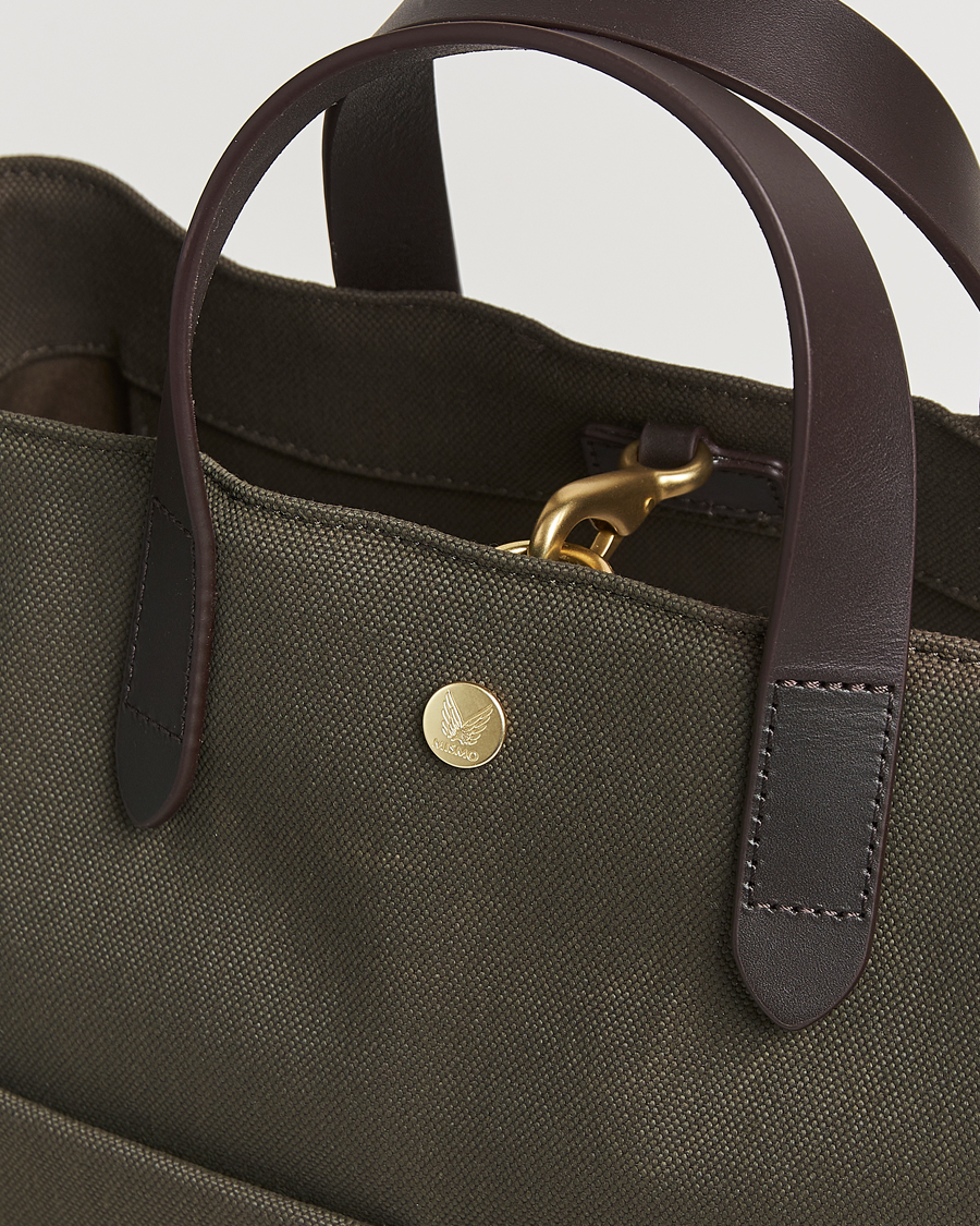 Mismo M/S Field Tote Army/Dark Brown