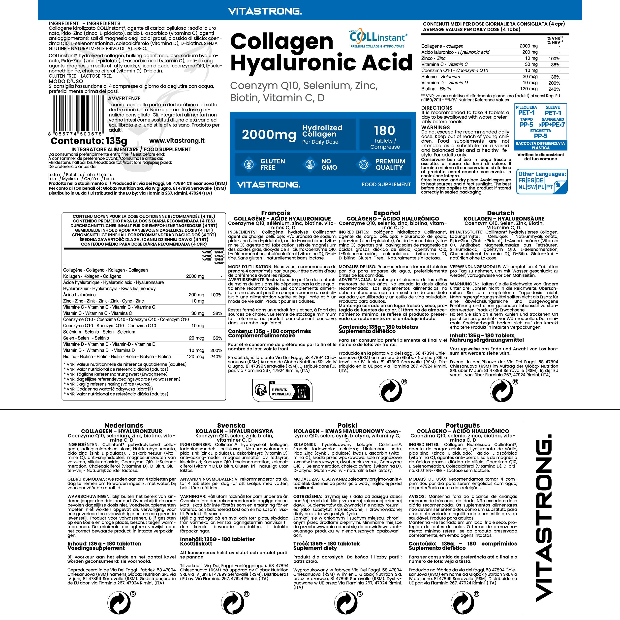 Vitastrong Kollagen & Hyaluronsäure