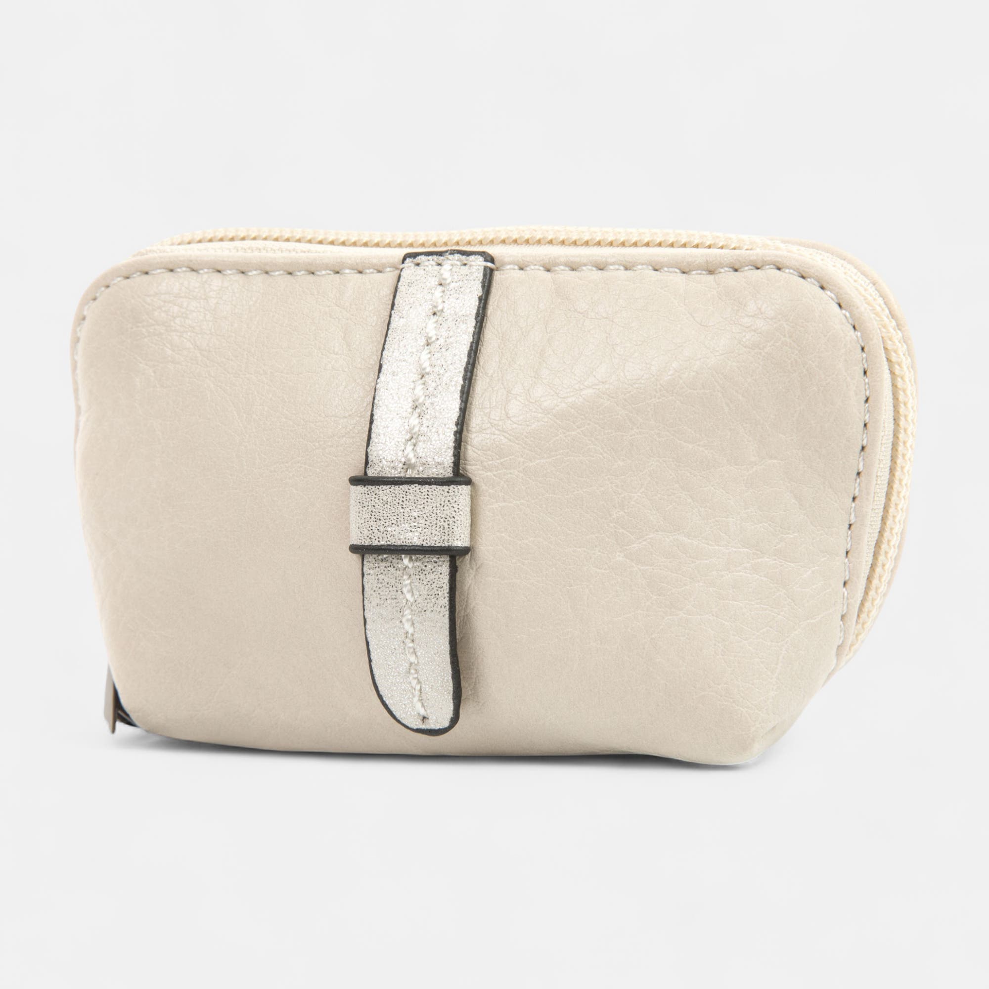 Petite maroquinerie beige