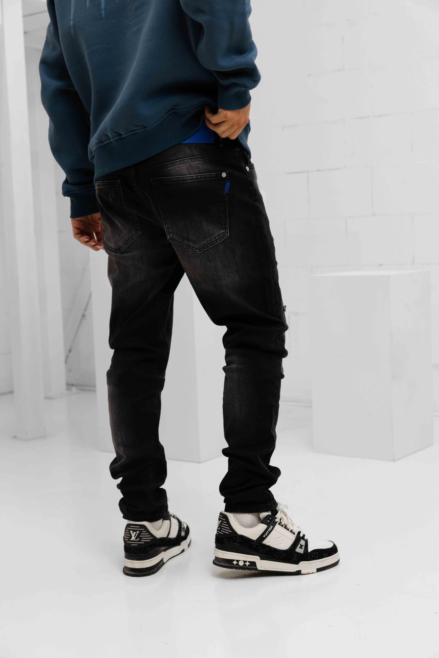 Malelions Slim Regular Broek Heren Zwart