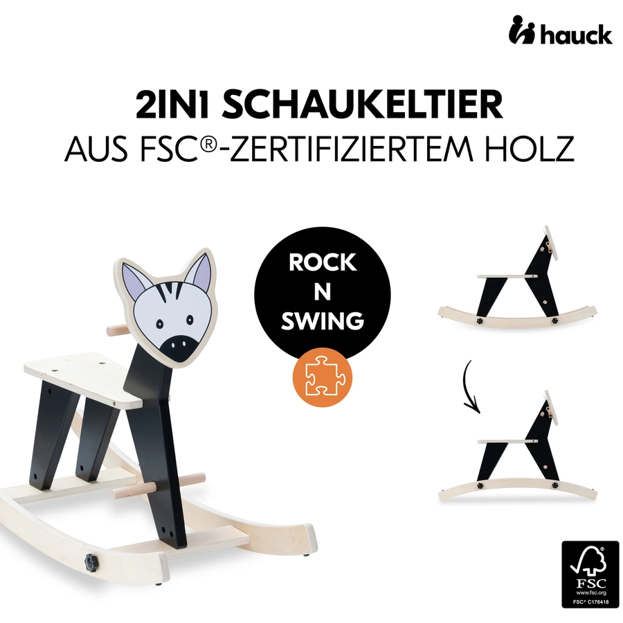 hauck Schaukeltier Rock N Swing Zebra
