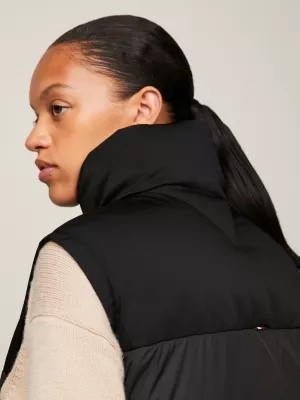 Colete puffer de nylon reciclado estilo Nova York