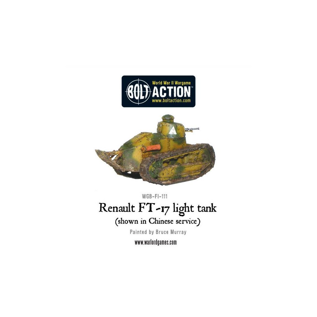 Bolt Action - French - Renault FT-17 Light Tank