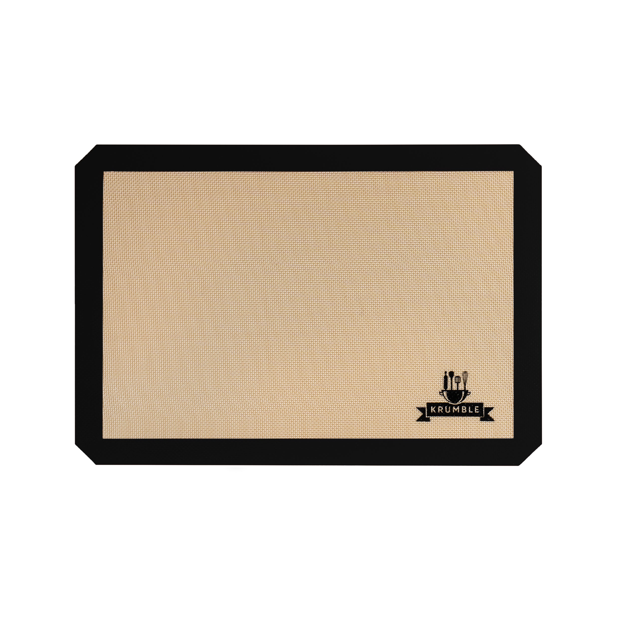 Krumble Siliconen bakmat - zwart