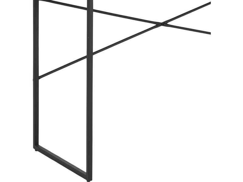 AC Design Tisch Seaford, Schwarz matt / Wildeiche matt Bürotisch im modernen Industriestil