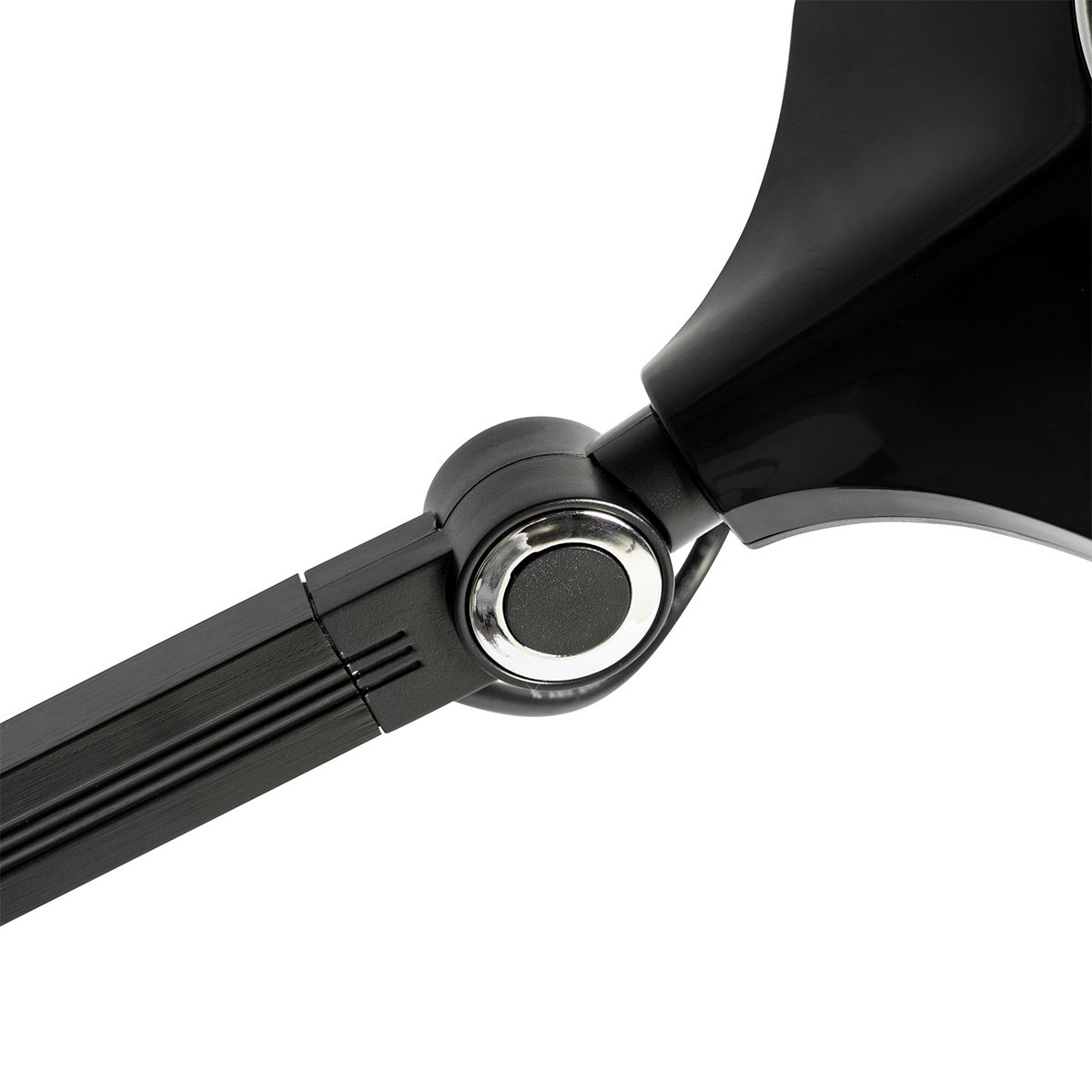 Design tafellamp zwart incl. LED met touch en inductielader - Don